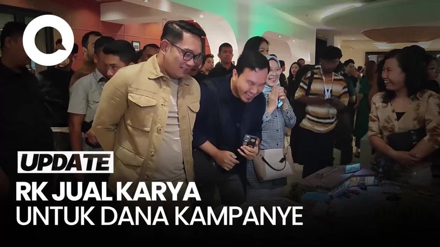 Video RK soal Dana Kampanye: Mayoritas dari Menjual Karya Kreatif Saya