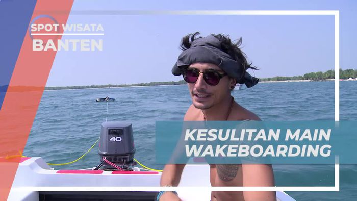 Menghadapi Tantangan Saat Bermain Wakeboarding di Pantai Lalasa, Banten