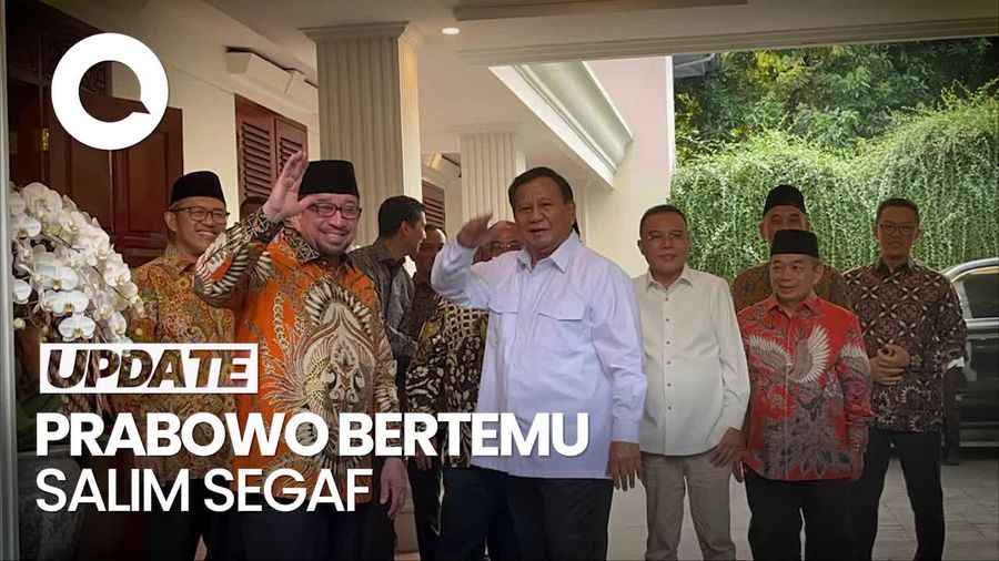 Video Prabowo Sambut Salim Segaf PKS: Kawan Lama Ketemu Lagi