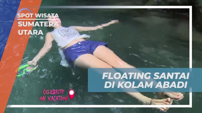 Bersantai dengan Floating di Kolam Abadi, Sumatera Utara
