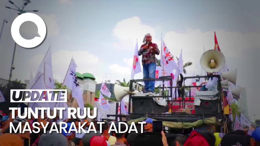 Video Ada Massa Demo di DPR Bikin Lalin Gatsu Tersendat
