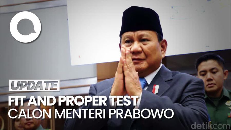 Video: Prabowo Akan Gelar Fit and Proper Test Calon Menteri
