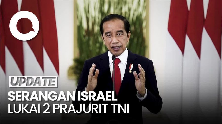 Video Serangan Israel di UNIFIL Lukai 2 Prajurit TNI, Jokowi Bilang Begini