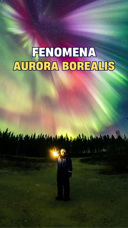 Video: Cahaya Aurora Merah & Hijau Terangi di Langit Finlandia