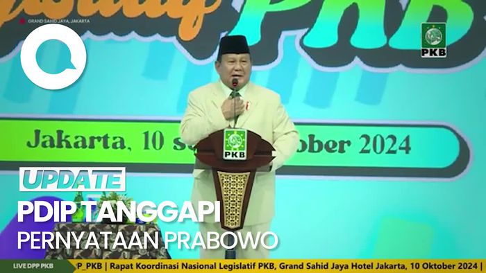 Video: Respons PDIP soal Prabowo Sebut Pakai Dasi Merah Kalau Diundang