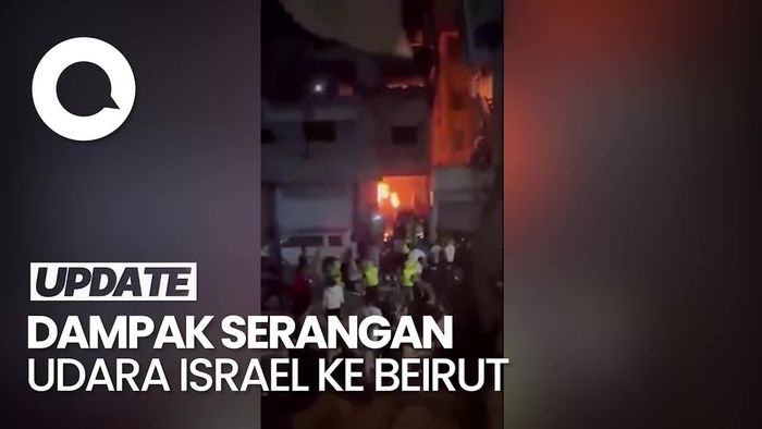 Video: Israel Gempur Beirut Incar Tokoh Hizbullah, 22 Orang Tewas