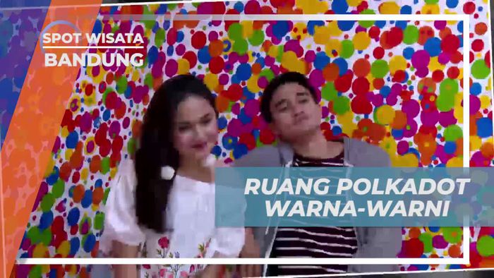 Memasuki Ruang Polkadot Warna-warni di Rabbit Town, Bandung