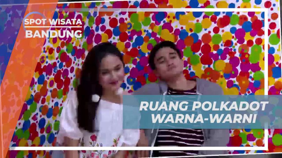 Memasuki Ruang Polkadot Warna-warni di Rabbit Town, Bandung