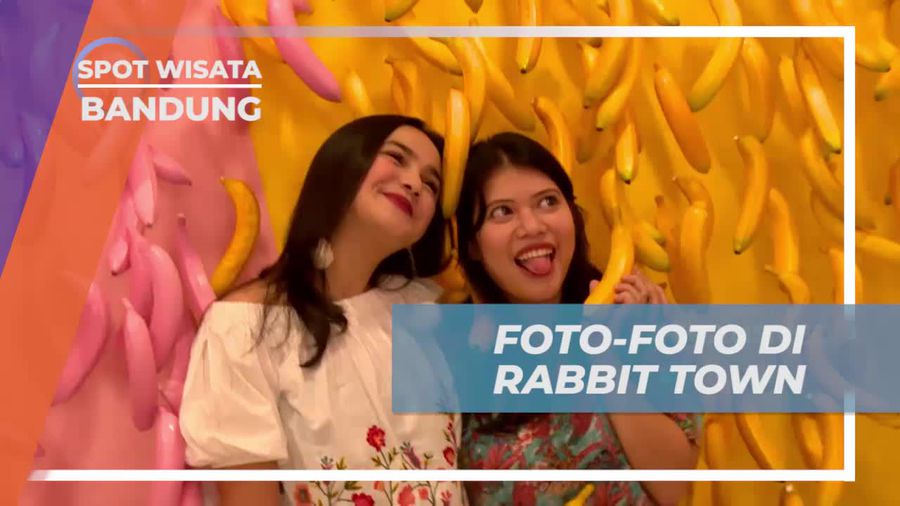 Berfoto di Spot Instagramable Rabbit Town, Bandung