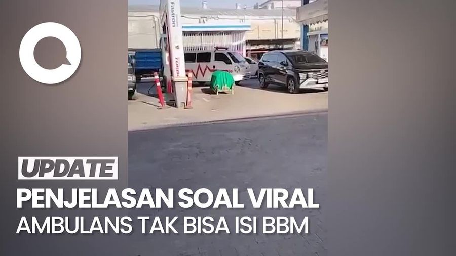 Video Viral Ambulans Tak Bisa Isi BBM Sampai Turunkan Keranda Mayat
