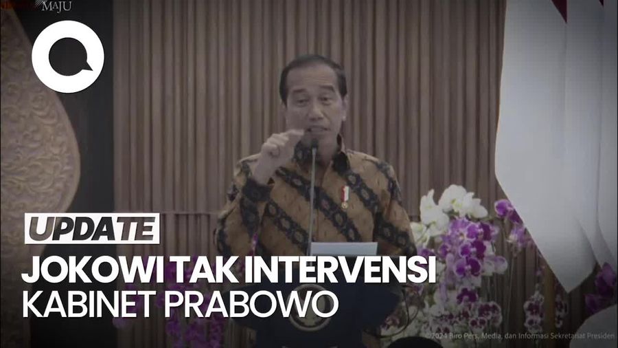 Video Jokowi Ngaku Tak Intervensi Kabinet Prabowo: Meski Makan Malam 2,5 Jam