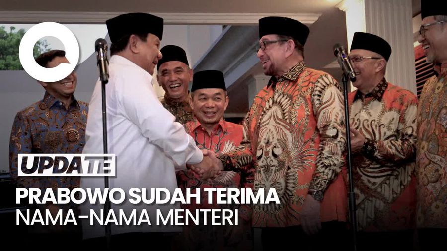 Video Prabowo Sebut Parpol Sudah Ajukan Nama Menteri: Banyak yang Bagus