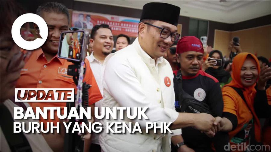Video: RK Janji Beri Bantuan 3 Bulan Bagi Buruh yang Kena PHK, Ini Alasannya