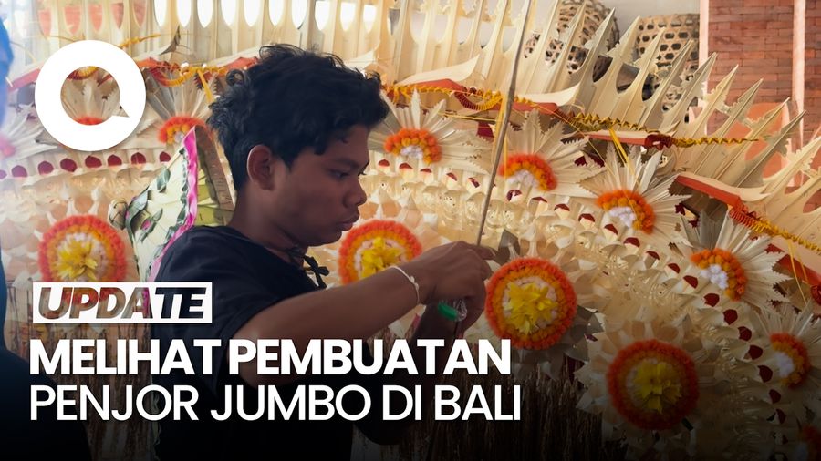 Video: Pembuatan Penjor, Tradisi Ngerebong Desa Kesiman Bali