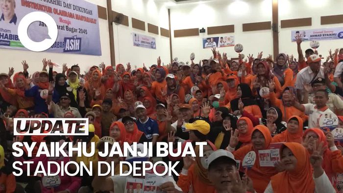 Video: Janji Ahmad Syaikhu Buat Stadion Skala Internasional di Depok