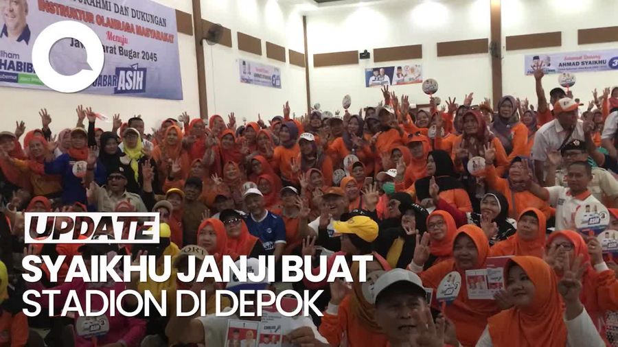 Video: Janji Ahmad Syaikhu Buat Stadion Skala Internasional di Depok