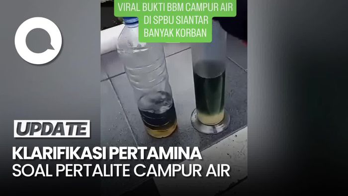 Video Viral Pertalite Tercampur Air di Siantar, Ternyata Tangki Pendam Bocor