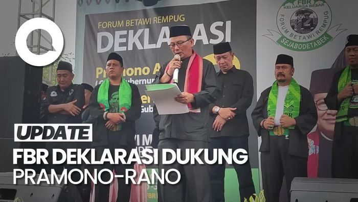 Video FBR Dukung Pramono-Rano, Tolak Netral di Pilgub Jakarta