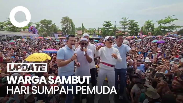 Video Ribuan Warga Majalengka Ramaikan Pesta Rakyat Sambut Hari Sumpah Pemuda