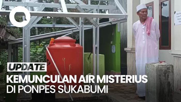 Video: Fenomena Misterius, Air Tiba-tiba Muncul di Toren Ponpes Sukabumi
