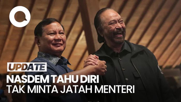 Video NasDem soal Tak Minta Jatah Menteri di Kabinet Prabowo: Kami Tahu Diri