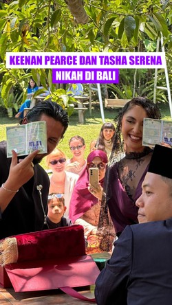 Video: Momen Pernikahan Keenan Pearce dan Tasha Serena