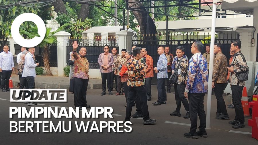 Video: Muzani dan Pimpinan MPR Sambangi Kediaman Wapres Maruf Amin