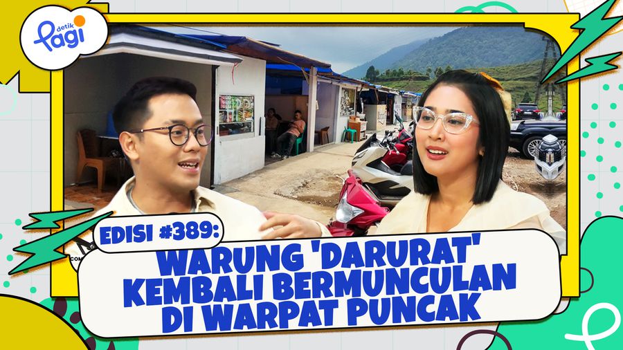 Warung Darurat Kembali Bermunculan di Warpat Puncak