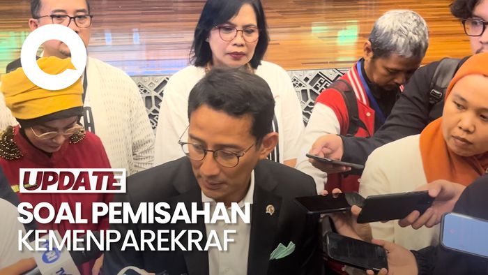 Video: Sandiaga Siapkan Dokumen soal Rencana Pemisahan Kemenparekraf