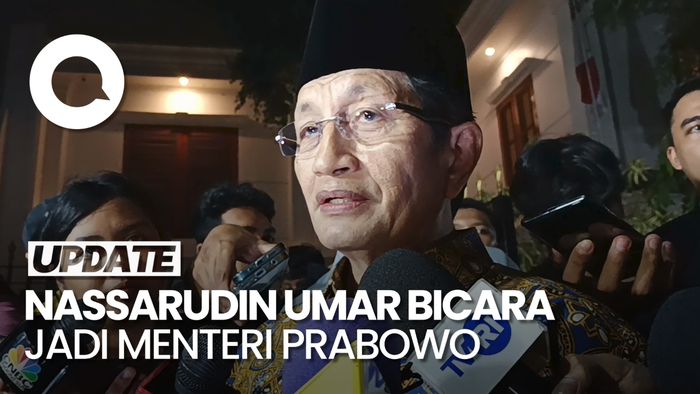 Video Nasaruddin Umar Kaget Dipanggil Prabowo Bicara soal Jadi Menteri