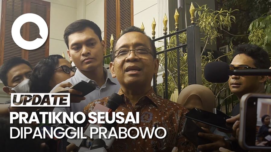 Video: Pratikno Seusai Bertemu Prabowo: Beliau Garisbawahi Soliditas Kabinet