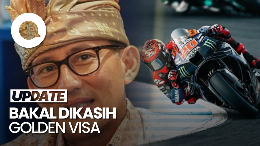 Video: Respons Sandi soal Pembalap MotoGP Fabio Quartararo Mau Tinggal di Bali