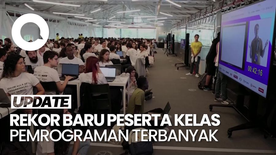Video: Universitas di Portugal Pecahkan Rekor Peserta Kelas Pemograman Terbanyak Dunia
