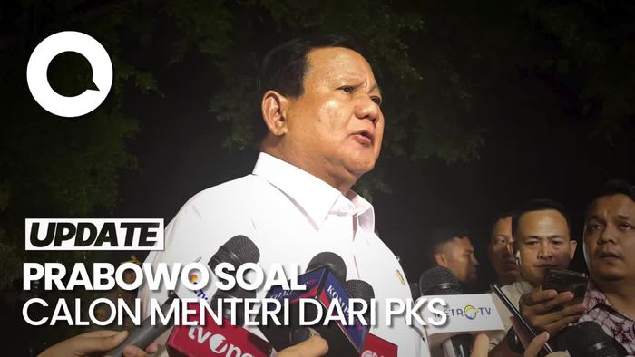 Video Prabowo soal Calon Menteri dari PKS: Banyak Partai Ajukan Teknokrat