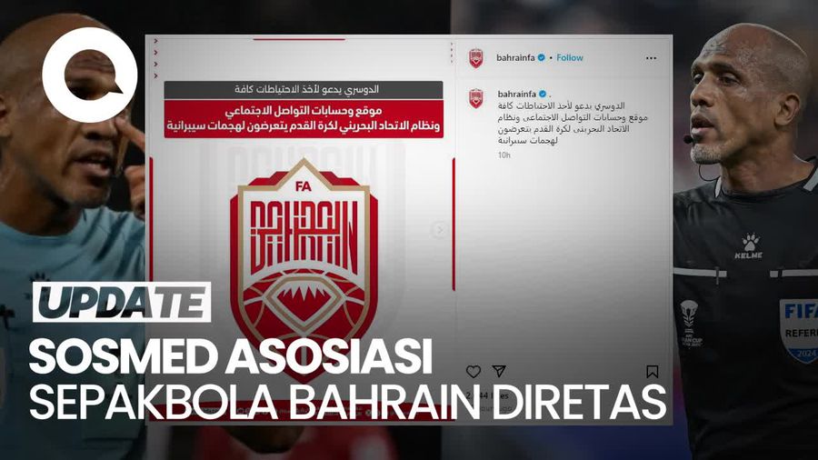Video: Giliran Akun Medsos Asosiasi Sepakbola Bahrain Diserang Hacker