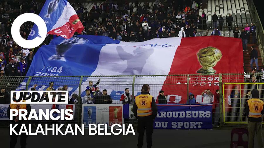 Video Belgia Vs Prancis: Brace Kolo Muani Menangkan Les Blues 2-1