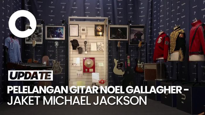 Video: Koleksi Gitar Noel Gallagher hingga Jaket Michael Jackson Bakal Dilelang