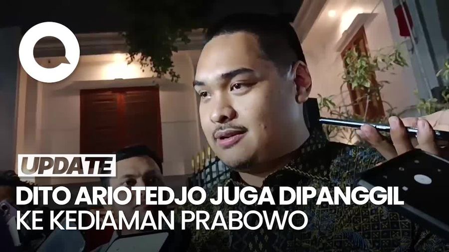 Video: Dito Ariotedjo Turut Dipanggil Prabowo, Ini yang Dibahas
