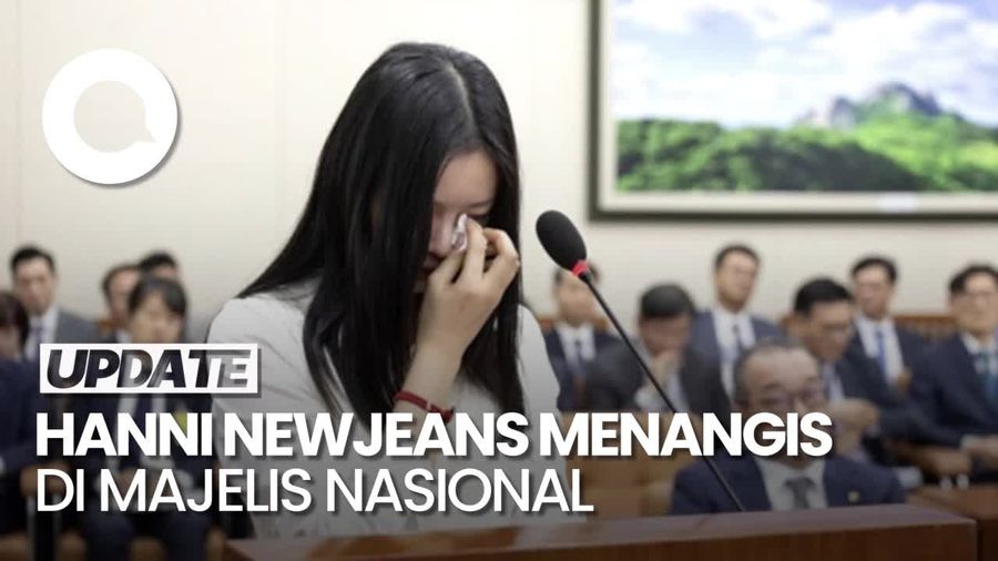Video: Hanni NewJeans Tak Kuasa Tahan Air Mata saat Bersaksi soal Bullying