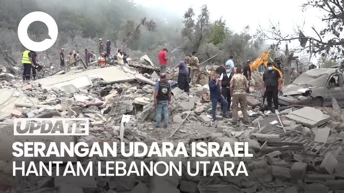 Video: Lebanon Utara Dihantam Rudal Israel, 21 Orang Tewas