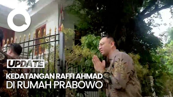 Video: Momen Raffi Ahmad Tiba di Rumah Prabowo Subianto