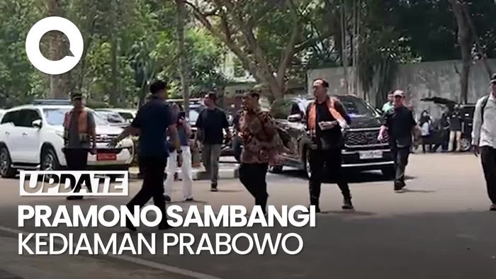 Video: Momen Pramono Anung Sambangi Prabowo di Kertanegara