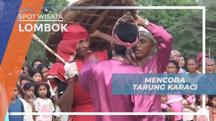 Keseni Pertarungan Karaci yang Unik di Sumbawa
