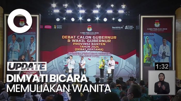 Video Dimyati Bicara Muliakan Wanita di Depan Airin: Jadi Gubernur Berat Loh
