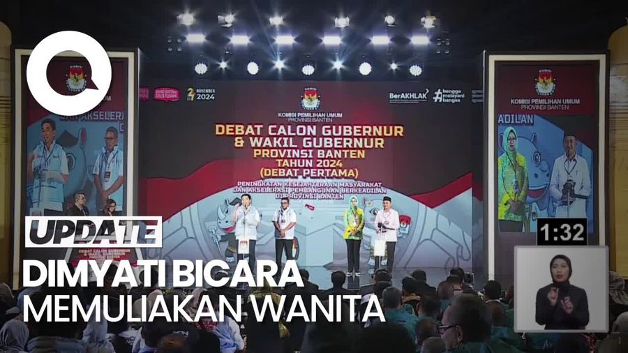 Video Dimyati Bicara Muliakan Wanita di Depan Airin: Jadi Gubernur Berat Loh
