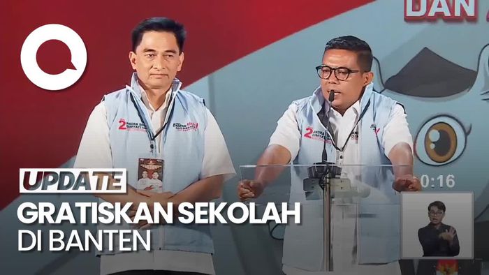 Video: Andra Soni-Dimyati Janji Gratiskan Biaya Sekolah di Banten