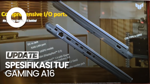 Video: Asus TUF Gaming A16 Hadir dengan Layar Lebar dan Lebih Ringan