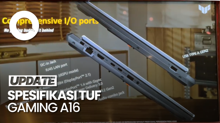 Video: Asus TUF Gaming A16 Hadir dengan Layar Lebar dan Lebih Ringan