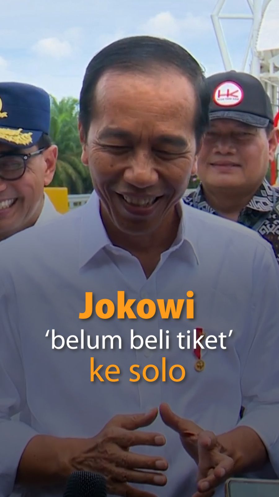 Video Kelakar Jokowi Pulang ke Solo Naik Pesawat Komersial: Belum Beli Tiket