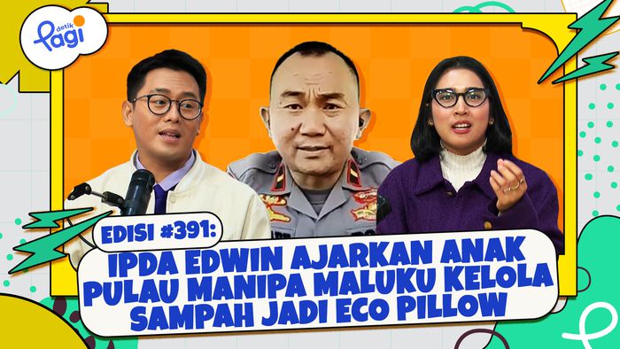 Ipda Edwin Ajarkan Anak Pulau Manipa Maluku Kelola Sampah Jadi Eco Pillow